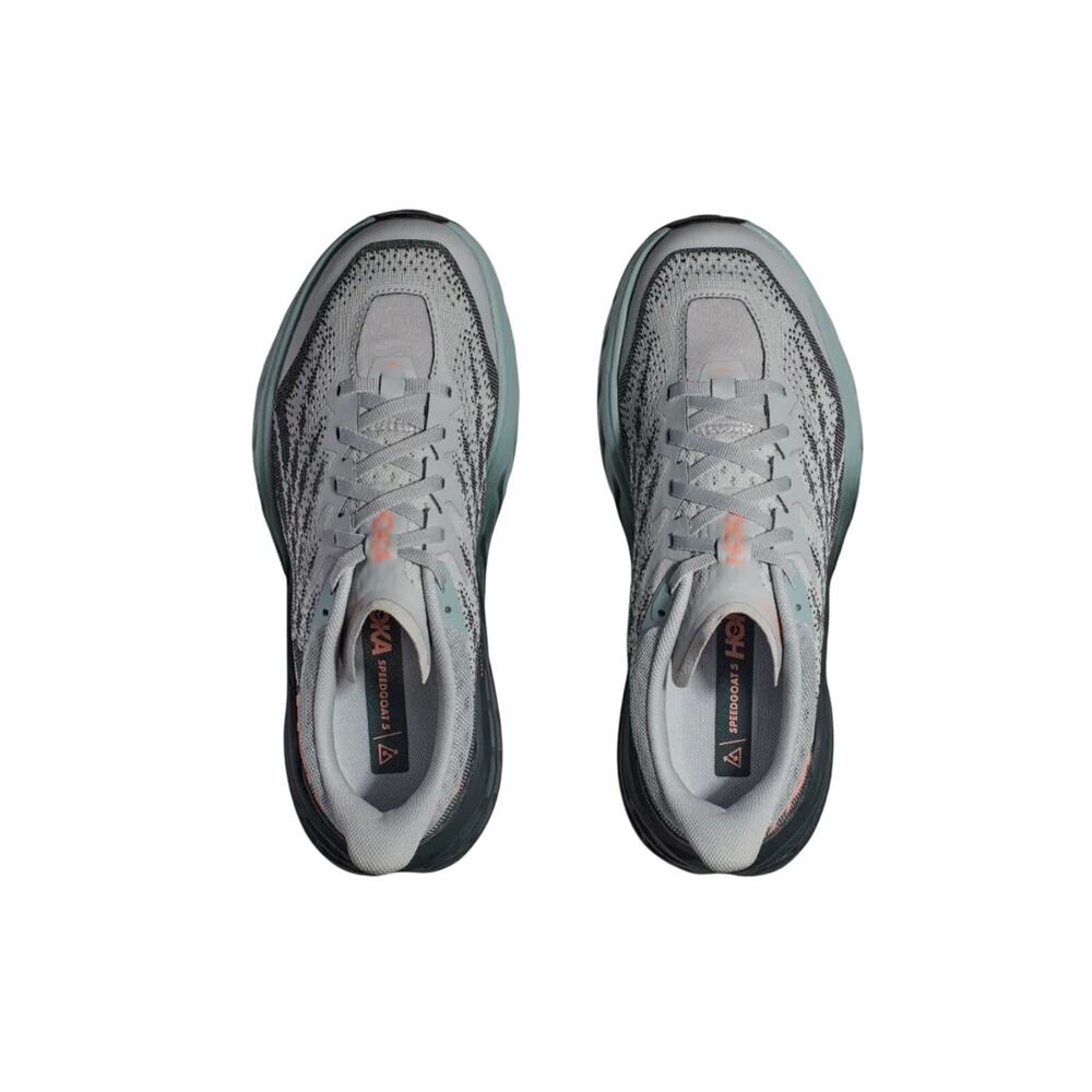 HOKA Speedboat 5 Trainers Harbor Mist/Spruce Sneakers Size 8.5 Like New